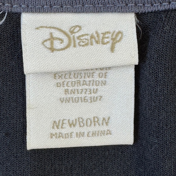 Disney Classic Pooh Train Newborn Black Velvet 2pc. Set Hoodie Jacket Pants 2009 - Picture 10 of 15